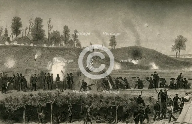 'Siege of Vicksburg', (1878). Creator: Unknown.
