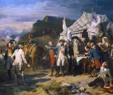 Siege of Yorktown 1781 (c1836). Artist: Auguste Couder