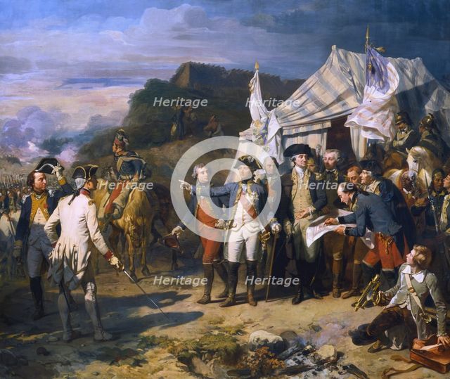'Siege of Yorktown', 1781 (c1836). Artist: Auguste Couder