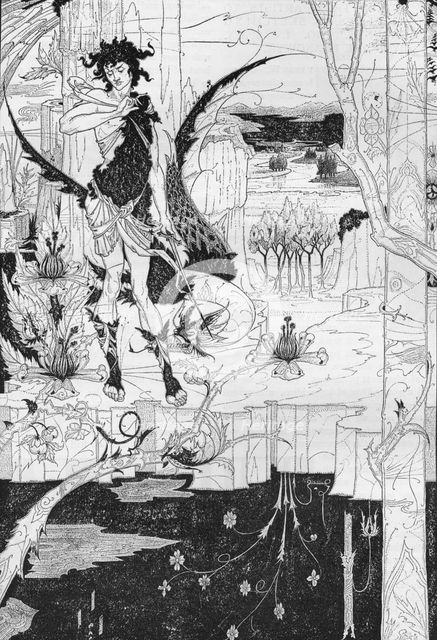 'Siegfried, Act II', c1893. Artist: Aubrey Beardsley.