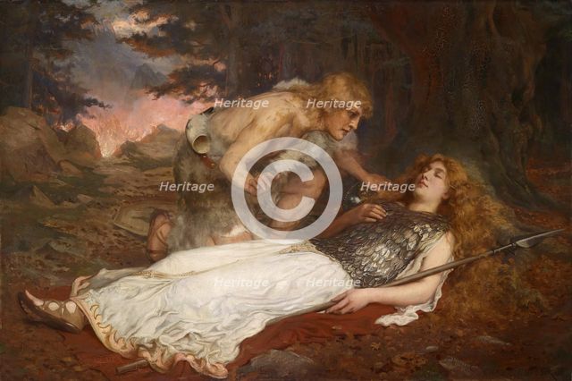 Siegfried and Brünnhilde.
