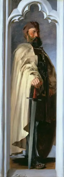 Siegfried von Feuchtwangen, Grand Master of the Teutonic Knights, 1846. Creator: Menzel, Adolph Friedrich, von (1815-1905)