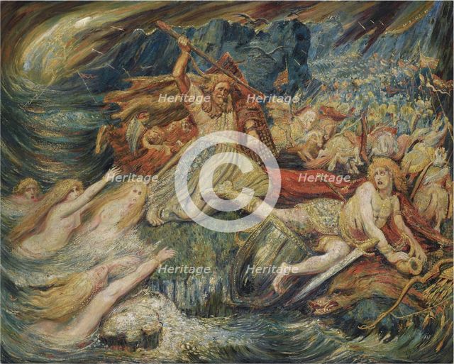Siegfried's Death, 1899. Artist: De Groux, Henry (1867-1930)