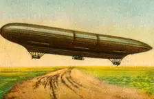 Siemens-Schuckert airship, 1911, (1932). Creator: Unknown