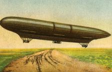 Siemens-Schuckert airship, 1911, (1932). Creator: Unknown