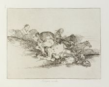 Siempre sucede.; Los Desastres de la Guerra, Madrid 1863. Creator: Francisco Goya