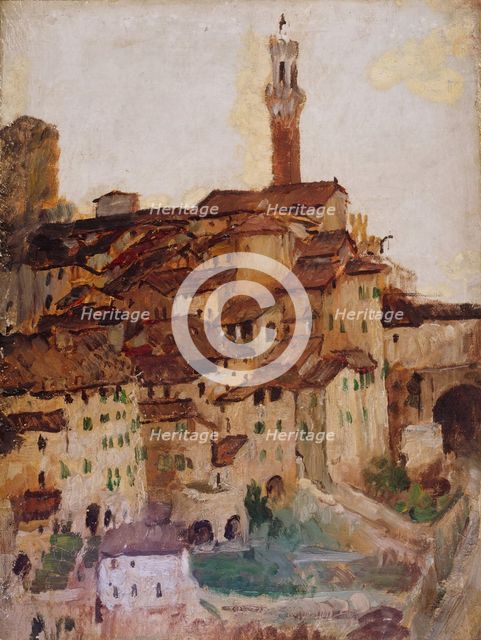 Sienna, 1883-1910. Also spelt Siena. Creator: Annie Louisa Swynnerton.