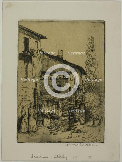 Siena, 1905. Creator: Donald Shaw MacLaughlan.