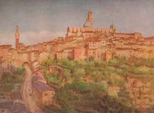 Siena: A Town on a Hill c1900 (1913). Artist: Walter Frederick Roofe Tyndale
