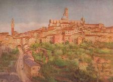 Siena: A Town on a Hill c1900 (1913). Artist: Walter Frederick Roofe Tyndale