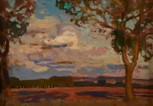 Sieniawa on the Rosia River, 1903. Creator: Jan Stanislawski