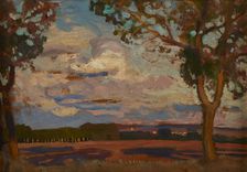 Sieniawa on the Rosia River, 1903. Creator: Jan Stanislawski