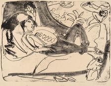 Siesta, 1911-1912. Creator: Ernst Kirchner