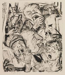 Siesta, 1918. Creator: Max Beckmann