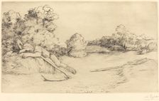 Siesta of a Harvester (Sieste d'un faucheur). Creator: Alphonse Legros