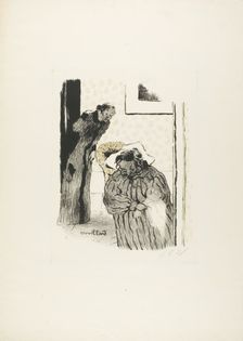 Siesta, from the first album of L'Estampe originale, 1893. Creator: Edouard Vuillard