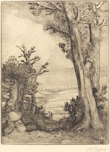 Siesta in the Country (Sieste dans la campagne). Creator: Alphonse Legros