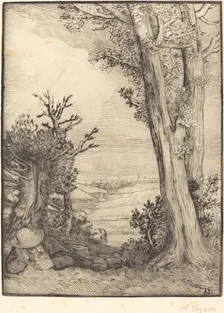 Siesta in the Country (Sieste dans la capagne). Creator: Alphonse Legros
