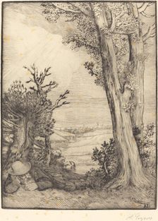 Siesta in the Country (Sieste dans la capagne). Creator: Alphonse Legros