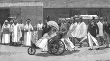 'Sierra Leone Street Scenes -- "A Marriage in High Life" , 1890. Creator: Unknown