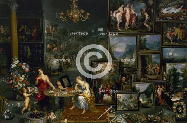 Sight and Smell, c1620.   Creators: Jan Brueghel the Elder, Hendrick van Balen I, Frans Francken II, Gerard Seghers.