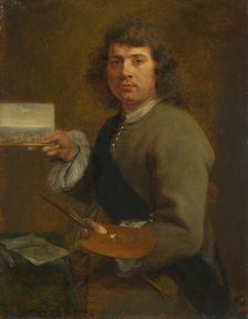 Sight (Portrait of Robert van den Hoecke (1622-1688). From the Series The Five Senses, before 1661. Creator: Coques, Gonzales (1614/18-1684)