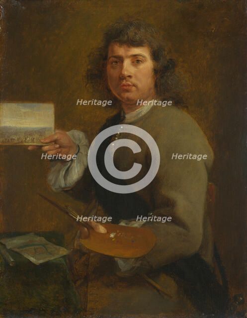 Sight (Portrait of Robert van den Hoecke (1622-1688). From the Series The Five Senses, before 1661. Creator: Coques, Gonzales (1614/18-1684).