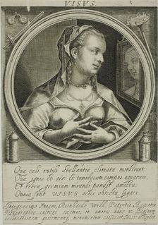 Sight, plate one from The Five Senses, n.d. Creator: Jacob van der Heyden