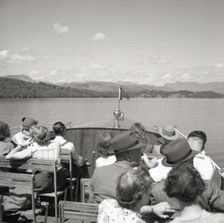 Sightseeing, Lake Windermere, Lake District, c1955. Creator: Arthur Charles Kirby Ware