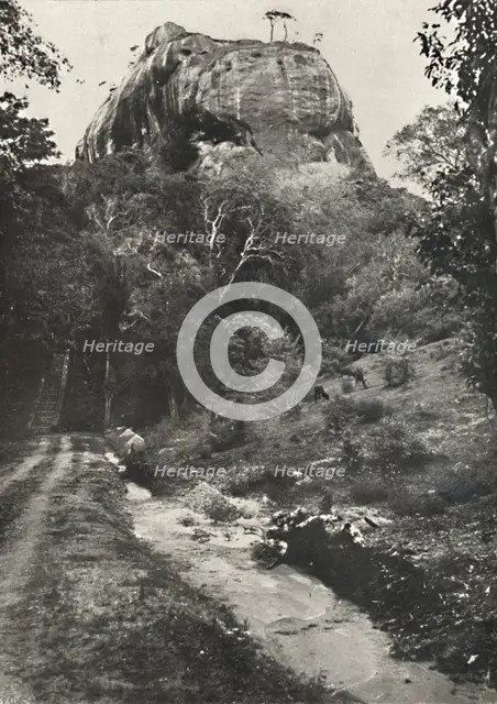 'Sigiri, von Suden gesehen', 1926. Artist: Unknown.