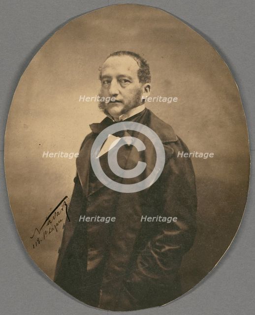 Sigismond Thalberg, pianiste, 1855-1859. Creator: Nadar.