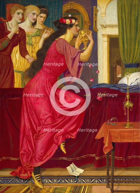 Sigismonda Drinking The Poison, c1897. Creator: Joseph Edward Southall.