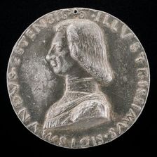 Sigismondo d'Este, 1433-1507, Son of Niccolo III d'Este [obverse], probably 1463/1477. Creator: Sperandio Savelli