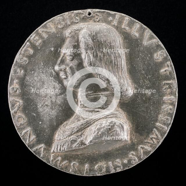 Sigismondo d'Este, 1433-1507, Son of Niccolo III d'Este [obverse], probably 1463/1477. Creator: Sperandio Savelli.