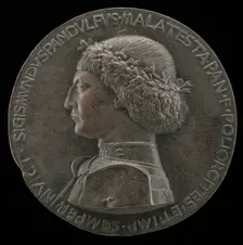 Sigismondo Pandolfo Malatesta, 1417-1468, Lord of Rimini and Fano [obverse], probably 1460/1468. Creator: Unknown