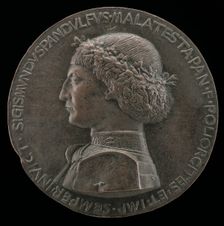 Sigismondo Pandolfo Malatesta, 1417-1468, Lord of Rimini and Fano [obverse], probably 1460/1468. Creator: Unknown