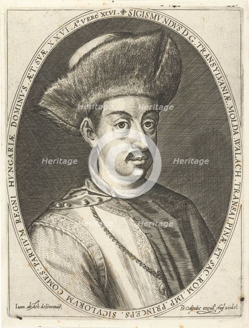 Sigismund Bathory (1572-1613), Prince of Transylvania. From Atrium heroicum, Augsburg 1600-1602, 160 Artist: Custos, Dominicus (1560-1612)