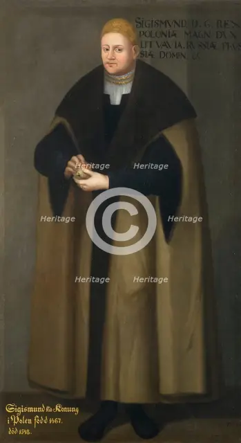 Sigismund I, 1467-1548, King of Poland, 1667. Creator: David Frumerie.