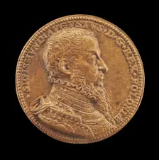 Sigismund II Augustus, 1520-1572, King of Poland 1548 [obverse], c. 1562. Creator: Steven van Herwijck