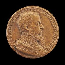 Sigismund II Augustus, 1520-1572, King of Poland 1548 [obverse], c. 1562. Creator: Steven van Herwijck