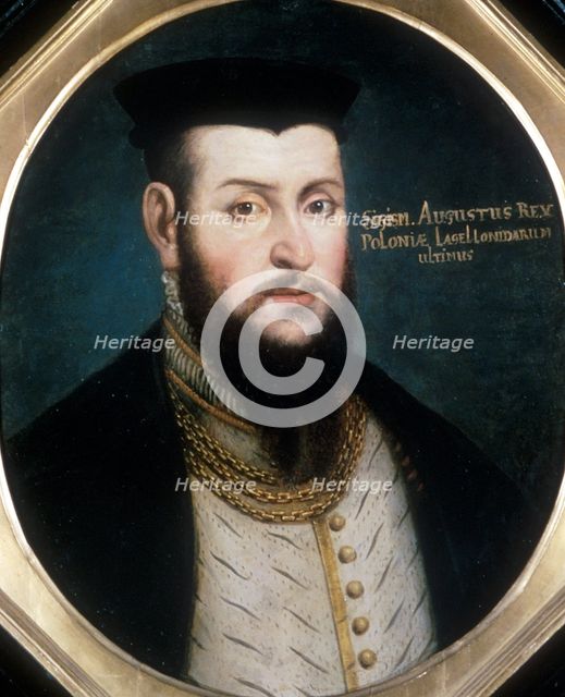 Sigismund II, Augustus, co-ruler of Poland with his father 1530-1548, sole ruler from 1548. Artist: Anon