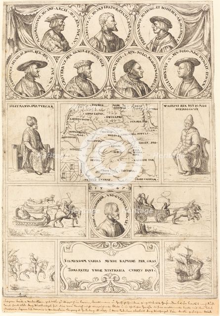 Sigismund von Herberstein, 1548. Creator: Augustin Hirschvogel.