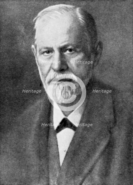 Sigmund Freud (1856-1939), Austrian neurologist. Artist: Unknown