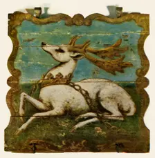 Sign Board from the White Hart, Witley, Surrey c1750, (1943). Creator: Unknown