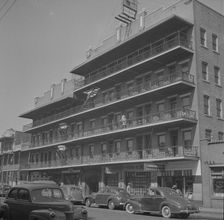 Sign in front of an employment agency, Jacksonville, Florida, 1943. Creator: Gordon Parks