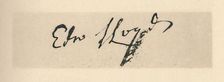 Signature of Edward Lloyd, 1712 (1928)