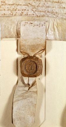 Signature of William Shakespeare, 1613. Creator: Unknown
