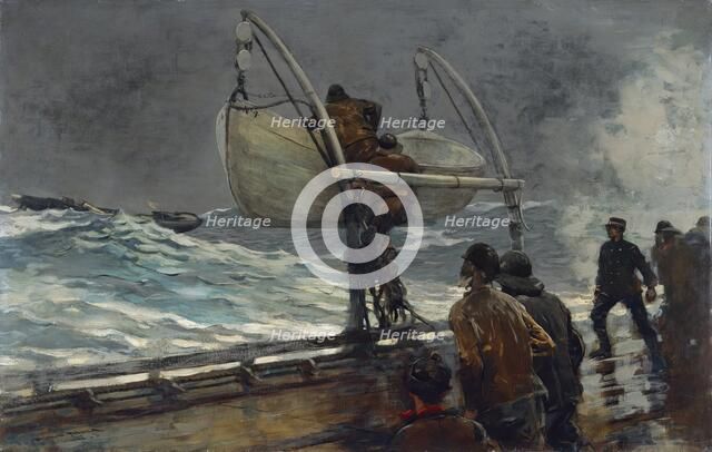 Signal of Distress, 1890. Creator: Winslow Homer.