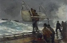 Signal of Distress, 1890. Creator: Winslow Homer