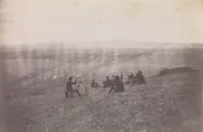 Signal Corps, Rappidan River/Signal Corps Reconnoitering at Fredericksburg, Virginia, 1863. Creator: Tim O'Sullivan